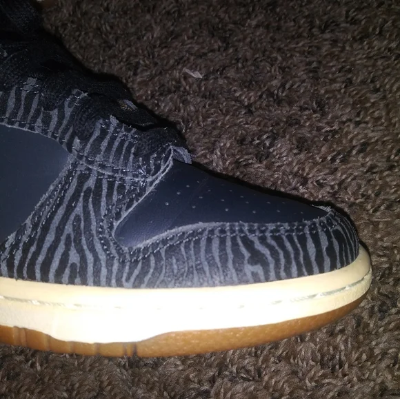 Nike Dunk Hi  Print Anthracite Tiger 543242-004- size 7.5 female - Picture 4 of 11